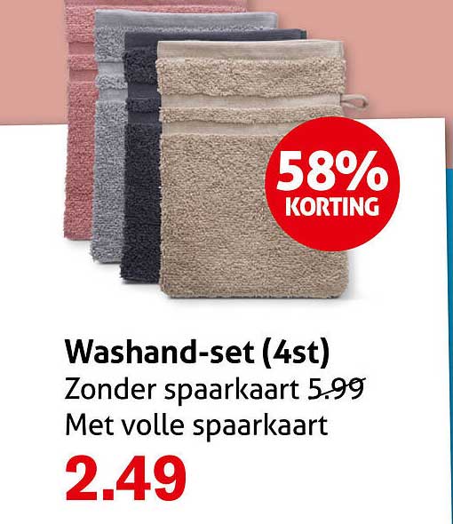 Washand-set (4st)
