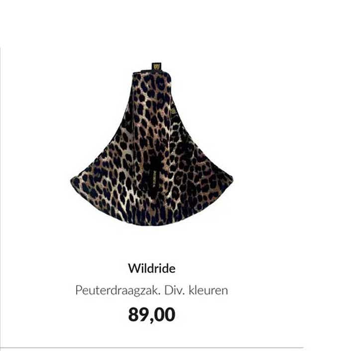 Wildride Peuterdraagzak. Div. kleuren
