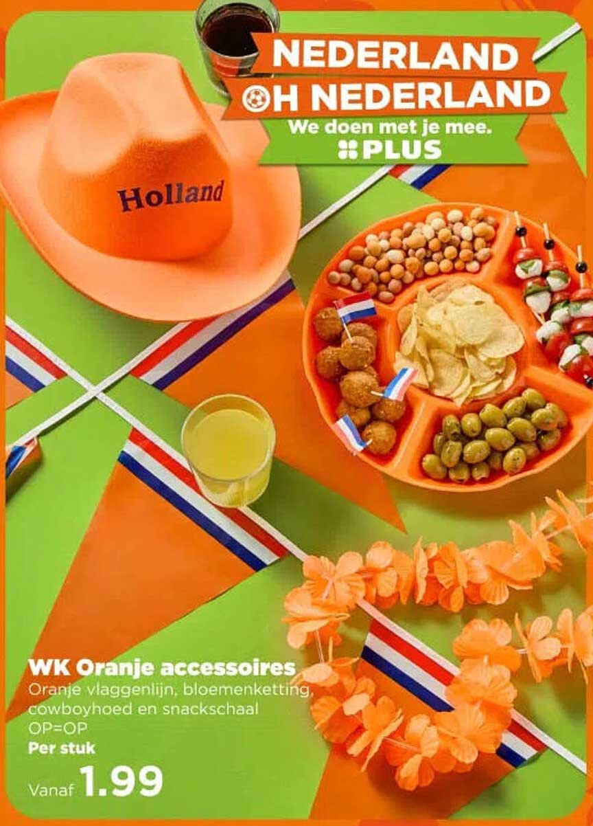 WK Oranje accessoires