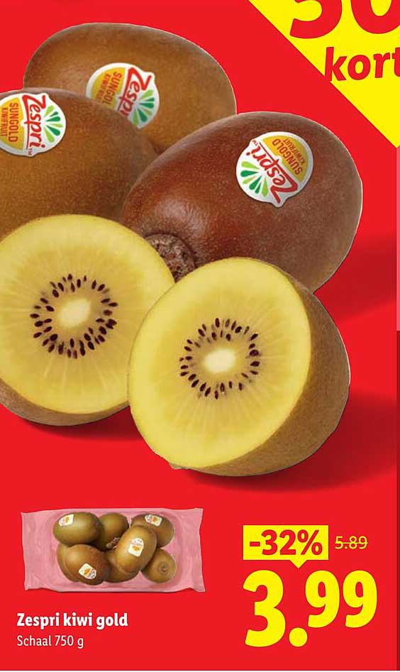Zespri kiwi gold Schaal 750 g