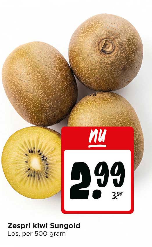 Zespri kiwi Sungold Los, per 500 gram