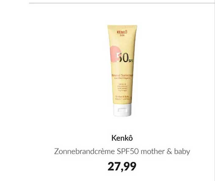 Zonnebrandcrème SPF50 mother & baby