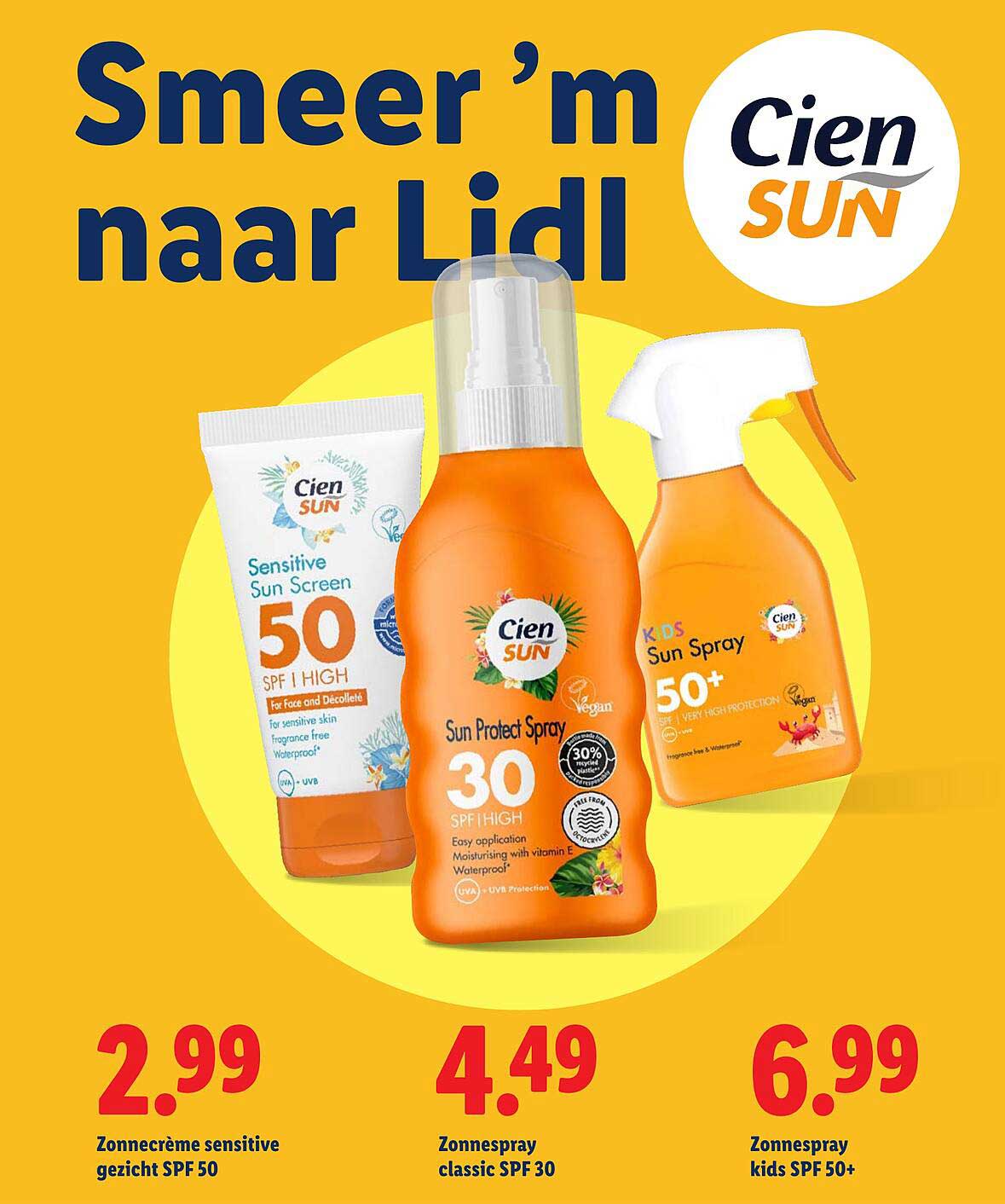 Zonnecrème sensitive gezicht SPF 50