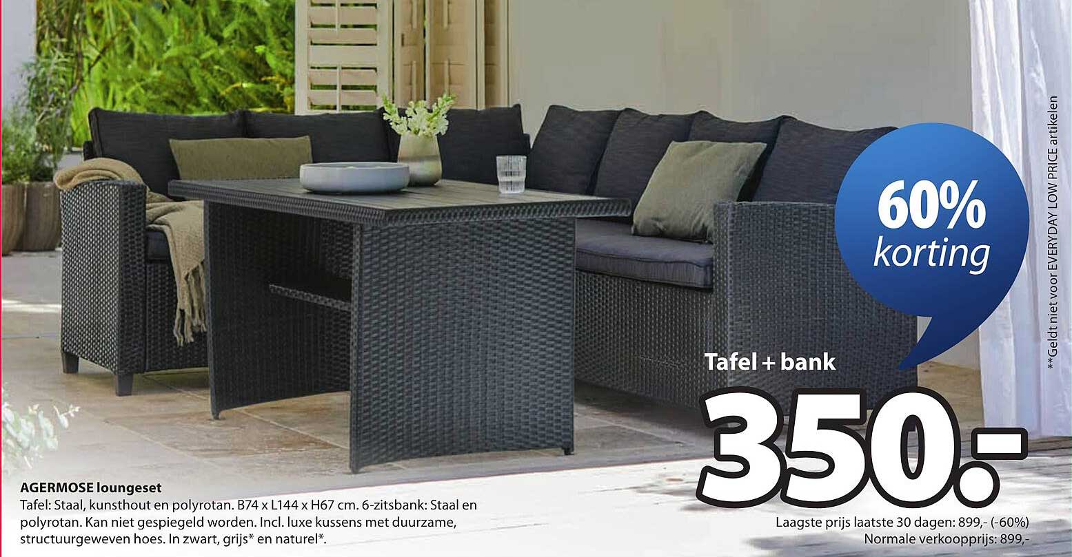 AGERMOSE loungeset