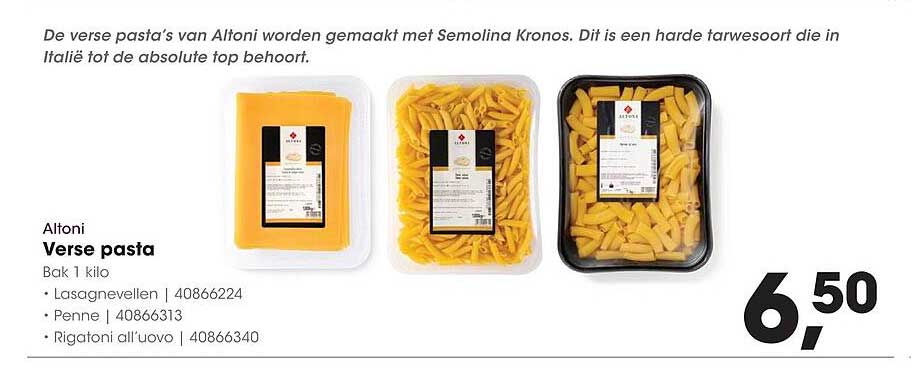 Altoni Verse pasta Bak 1 kilo