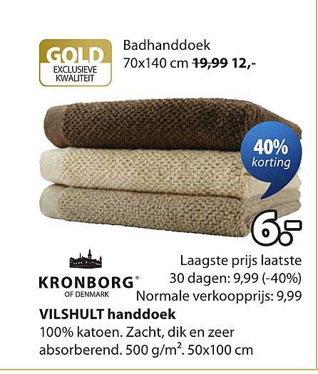 Badhanddoek 70x140 cm 19,99 12,-