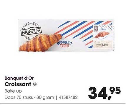 Banquet d’Or Croissant ❄️ Bake up