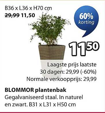 BLOMMOR plantenbak