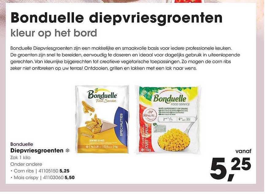 Bonduelle Diepvriesgroenten
