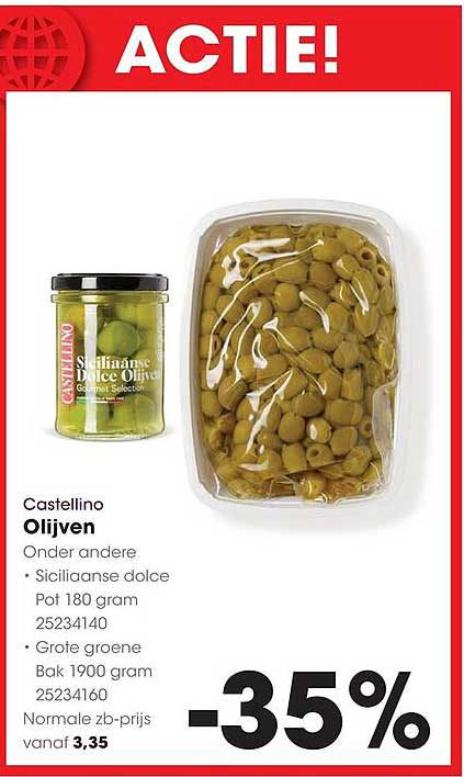 Castellino Olijven -35%