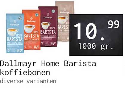 Dallmayr Home Barista koffiebonen diverse varianten