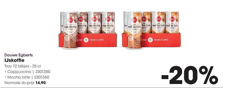 Douwe Egberts IJskoffie -20%