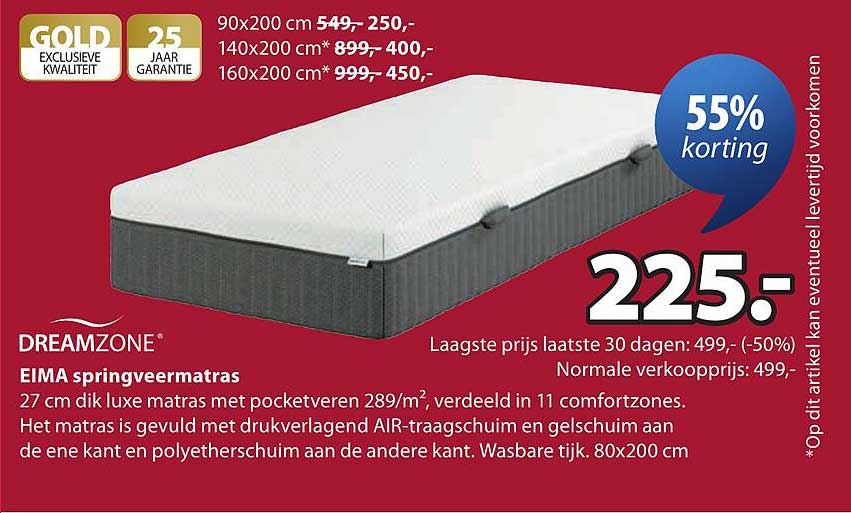 DREAMZONE EIMA springveermatras