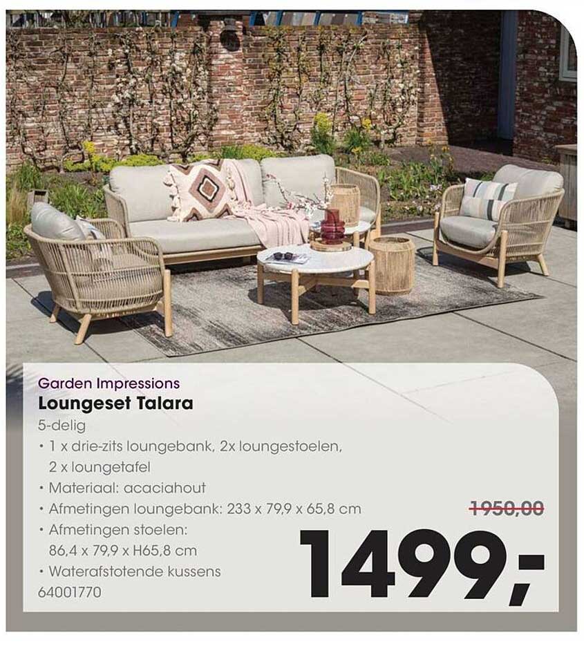 Garden Impressions Loungeset Talara