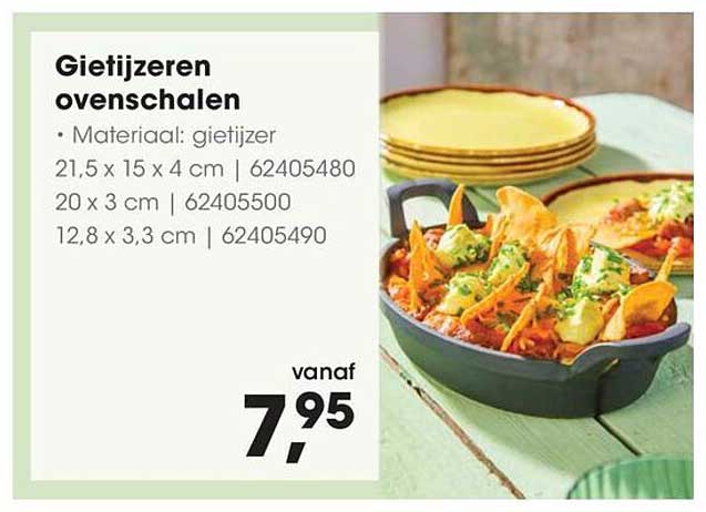Gietijzeren ovenschalen