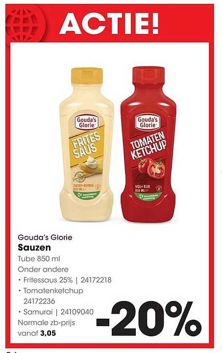 Gouda's Glorie Sauzen -20%