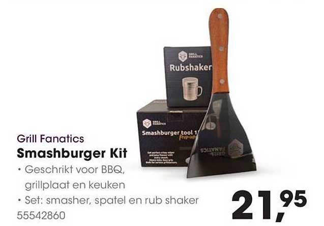 Grill Fanatics Smashburger Kit