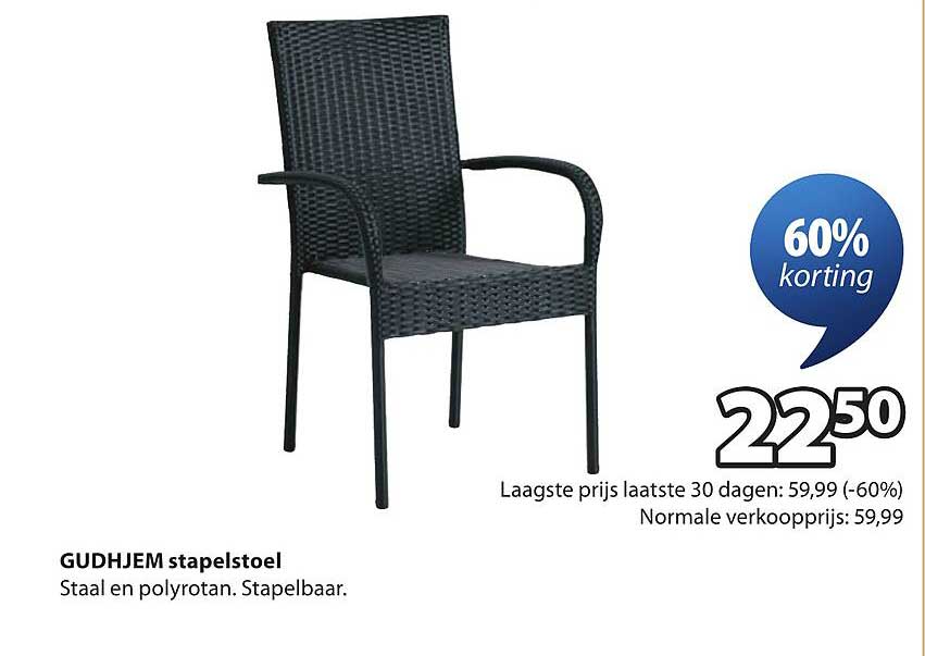 GUDHJEM stapelstoel