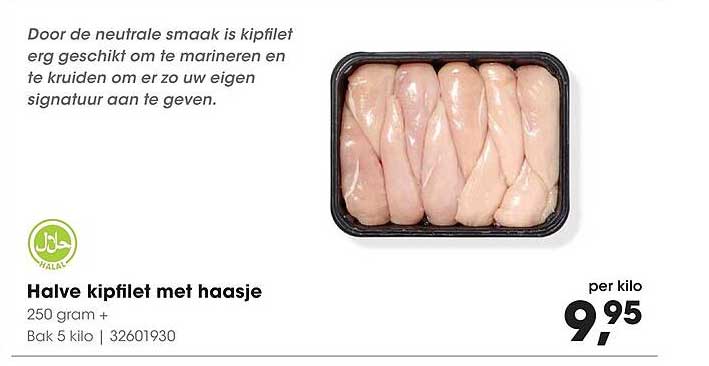 Halve kipfilet met haasje