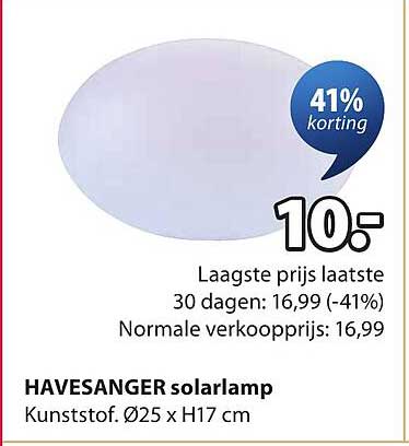 HAVESANGER solarlamp