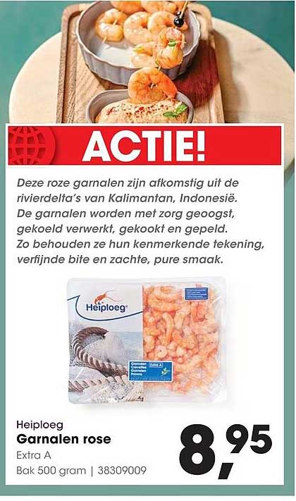 Heiploeg Garnalen rose