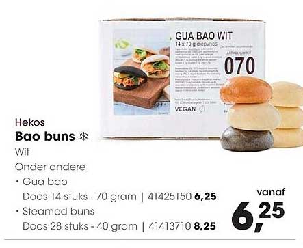 Hekos Bao buns Wit