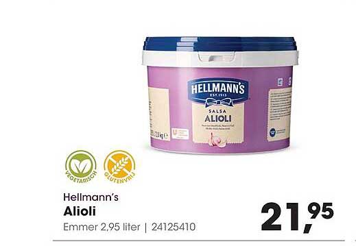 Hellmann's Alioli Emmer 2,95 liter