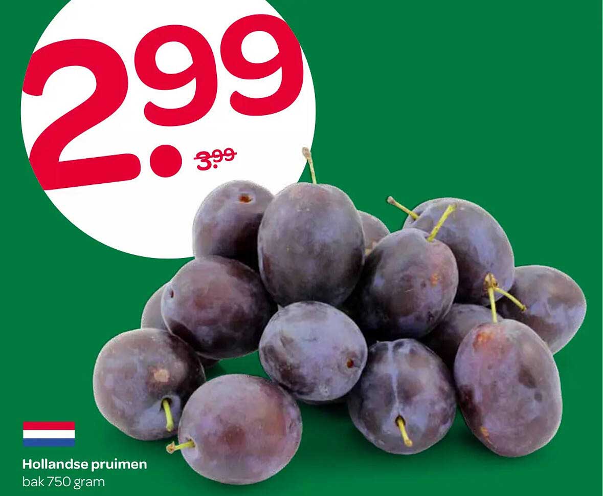 Hollandse pruimen bak 750 gram