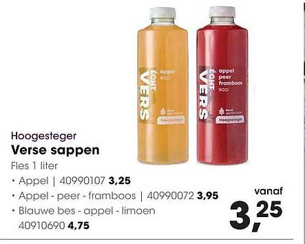Hoogesteger Verse sappen