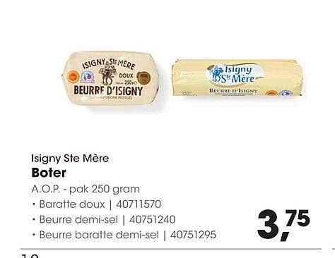 Isigny Ste Mère Boter
