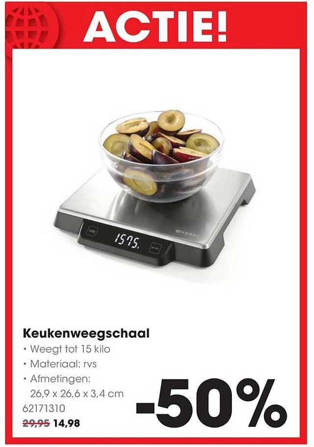 Keukenweegschaal -50%
