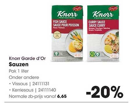 Knorr Garde d’Or Sauzen