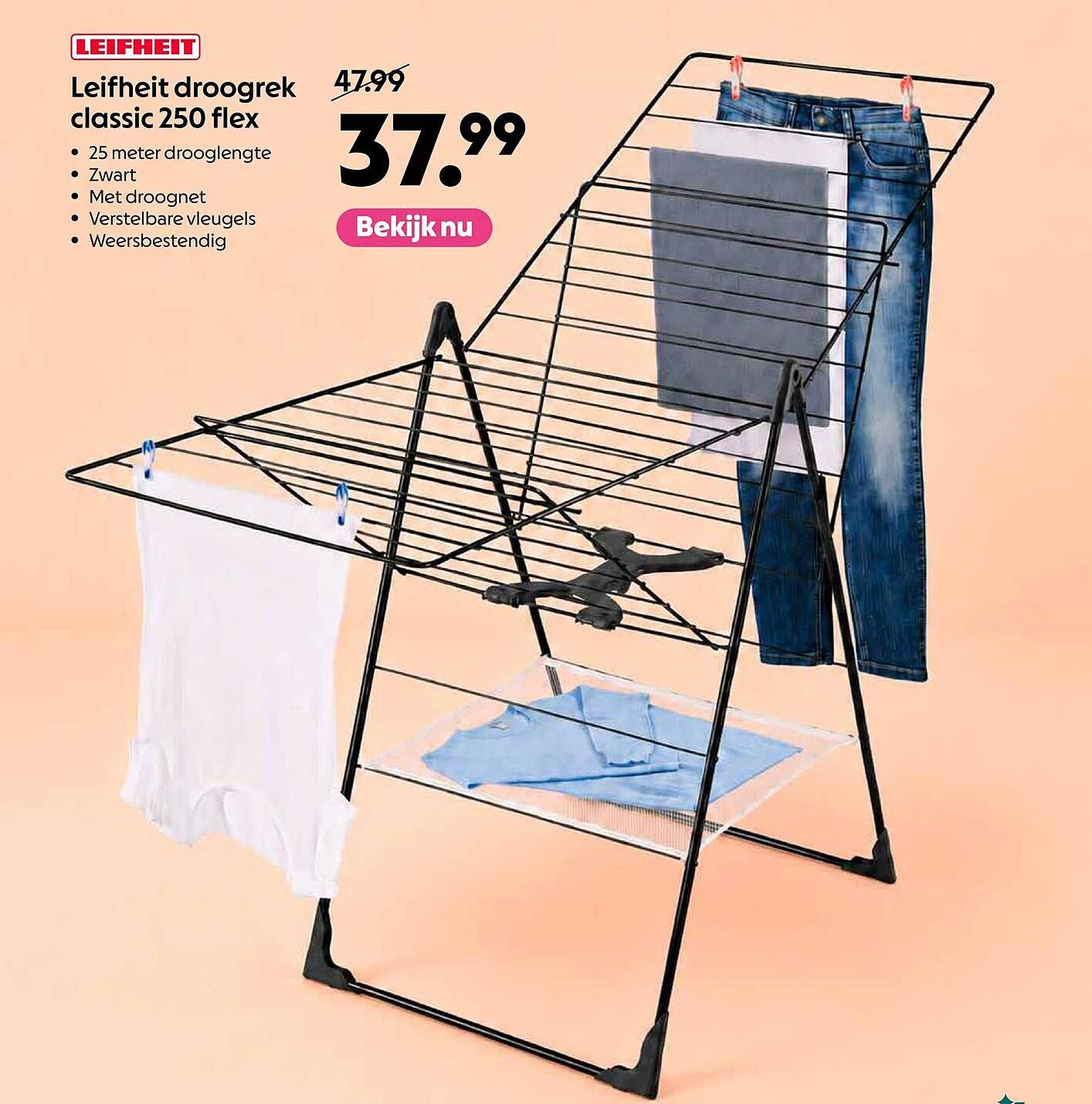 Leifheit droogrek classic 250 flex