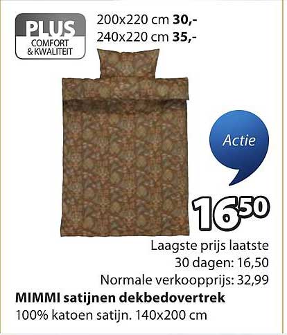 MIMMI satijnen dekbedovertrek