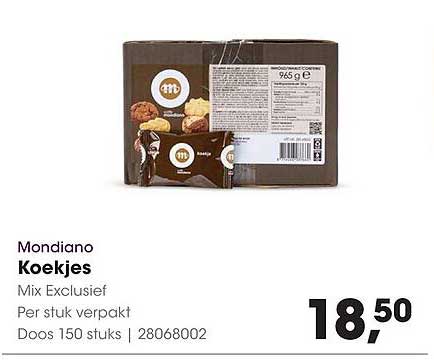 Mondiano Koekjes Mix Exclusief