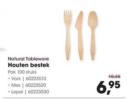 Natural Tableware Houten bestek