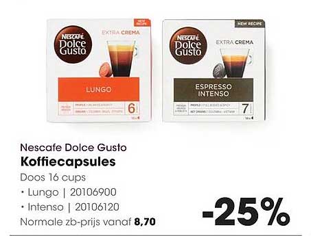 Nescafe Dolce Gusto Koffiecapsules