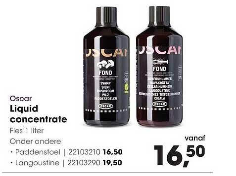 Oscar Liquid concentrate