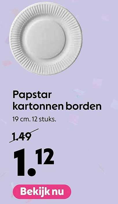 Papstar kartonnen borden