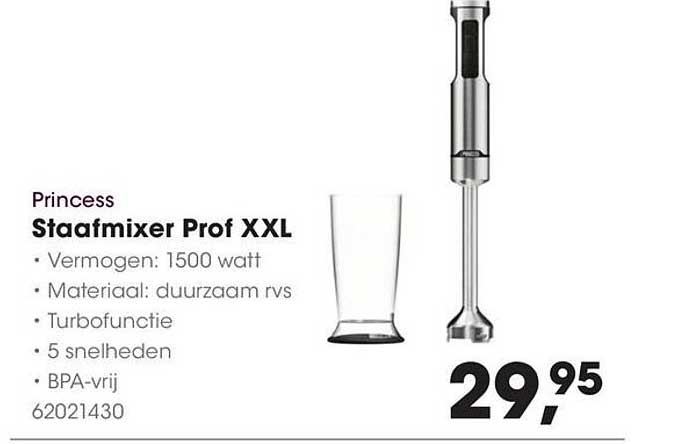 Princess Staafmixer Prof XXL