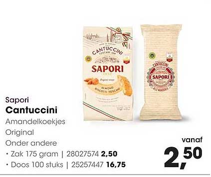 Sapori Cantuccini Amandelkoekjes Original