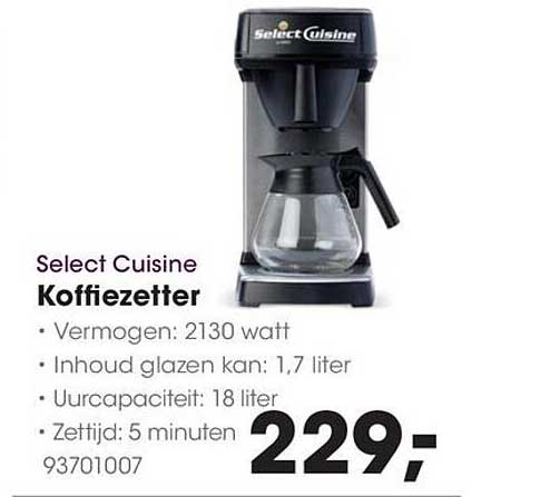 Select Cuisine Koffiezetter