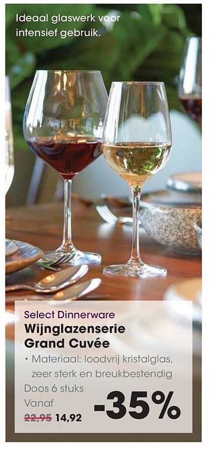 Select Dinnerware Wijnglazensetserie Grand Cuvée