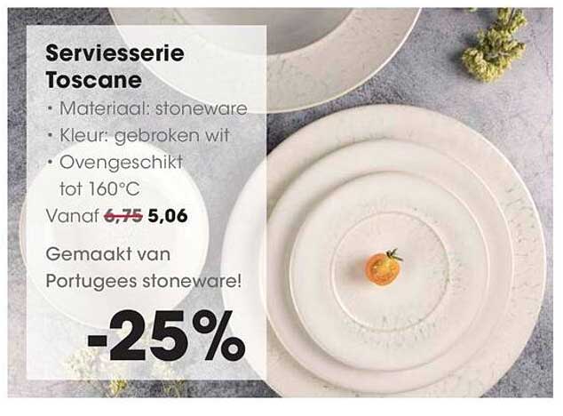 Serviesserie Toscane -25%