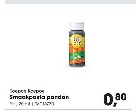 Smaakpasta pandan