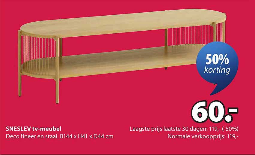 SNESLEV tv-meubel