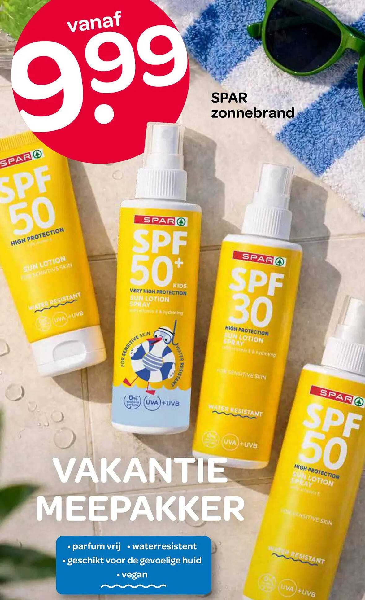 SPAR zonnebrand
