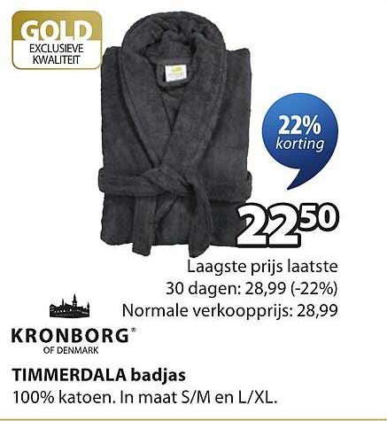 TIMMERDALA badjas