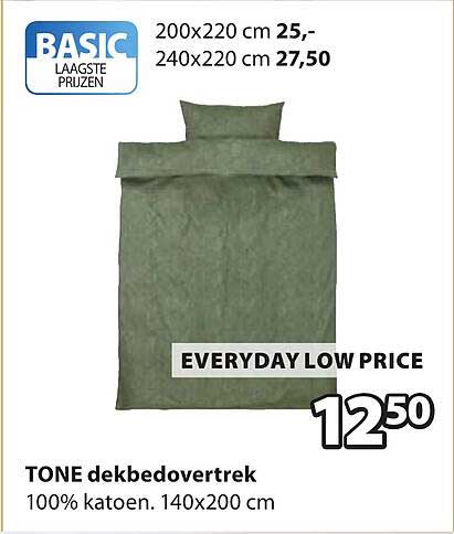 TONE dekbedovertrek
