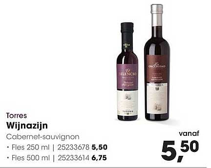 Torres Wijnazijn Cabernet-sauvignon